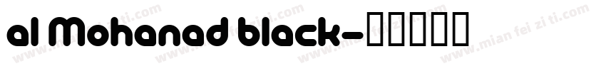AL Mohanad Black字体转换